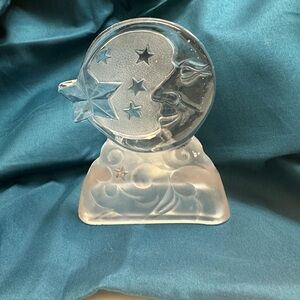 PartyLite Frosted Glass Celestial Candle Holder